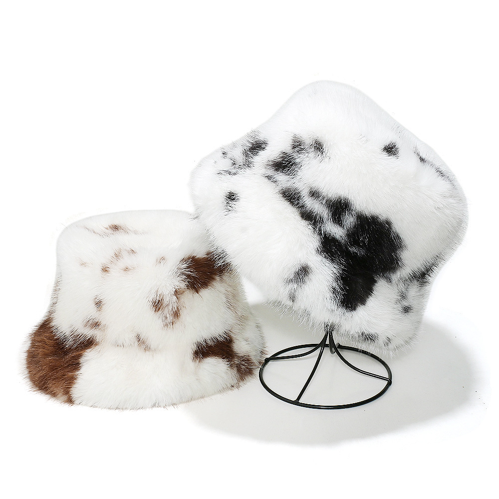 1 Chapeau En Peluche À Imprimé Animal Image4