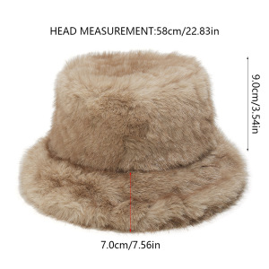 Chapeau De Pêcheur En Peluche Unie (1 Pièce) h5 Image5