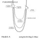 Collier en acier P1853-A 69 cm Image2