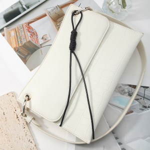 1 Breloque De Sac Pour Femme En Cuir Imprimé Léopard, Délicatement Torsadée h5 Image5