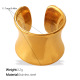 Boucle d'oreille à clip dorée (unité) Image5