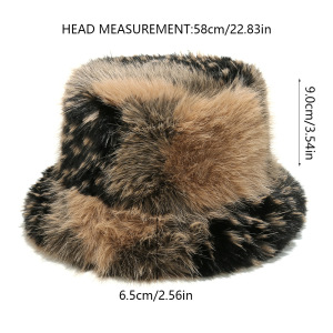 Chapeau De Pêcheur Rétro En Peluche À Dégradé De Couleurs (1 Pièce) h5 Image5
