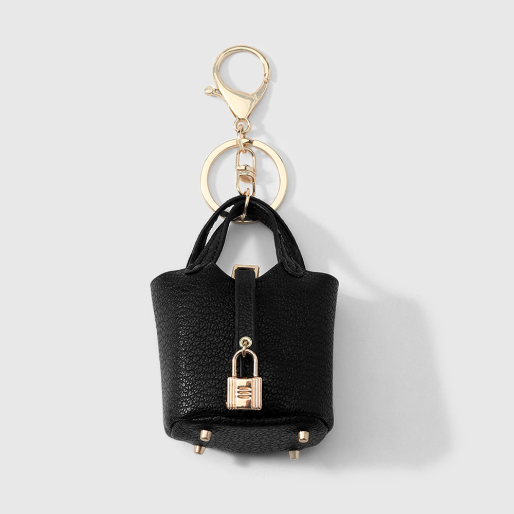 Pochette Pour Casque Audio En Cuir Patchwork (1 Pièce) - Porte-Clés Pour Sac Femme