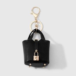 Pochette Pour Casque Audio En Cuir Patchwork (1 Pièce) - Porte-Clés Pour Sac Femme h5