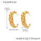 F812 - Boucles d'oreilles en or Image3
