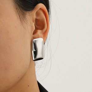 1 Paire De Boucles D'Oreilles Puces En Acier Inoxydable Étanches En Forme De Cœur h5 Image5