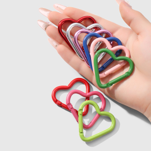 1 Paquet De Boucles De Randonnée En Alliage En Forme De Cœur Et Boucles De Porte-Clés À Faire Soi-Même h5 Image4