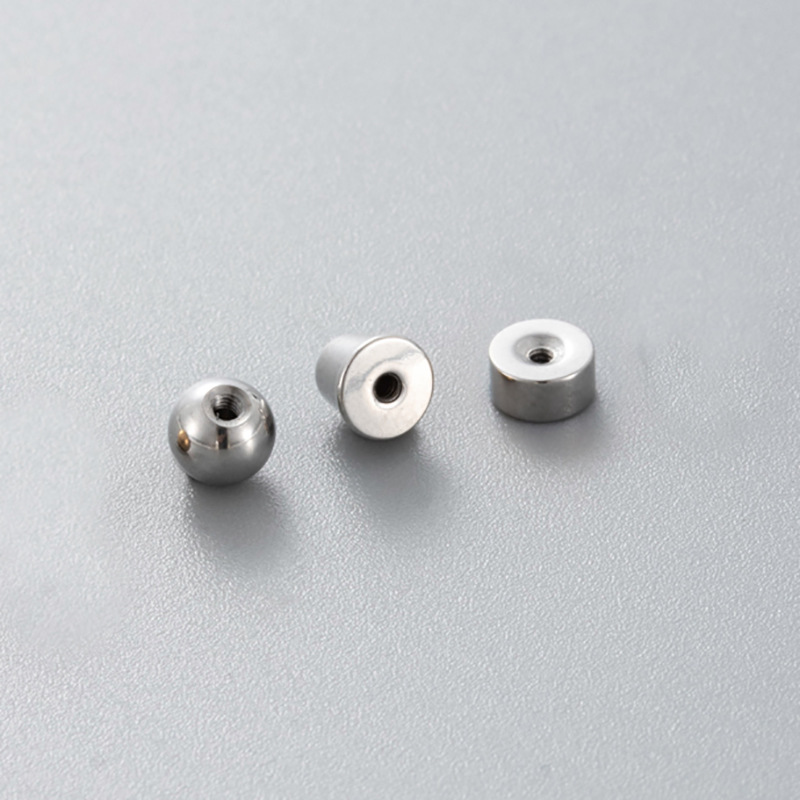 1 Perle Ronde En Acier Inoxydable 316 Étanche, Couleur Unie, Pour Boucle D'Oreille. Image6