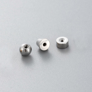 1 Perle Ronde En Acier Inoxydable 316 Étanche, Couleur Unie, Pour Boucle D'Oreille. h5 Image6