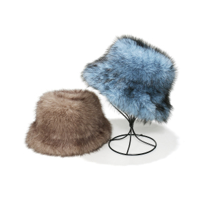 Chapeau De Pêcheur Rétro En Peluche À Dégradé De Couleurs (1 Pièce) h5 Image2