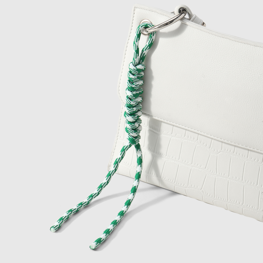 1 Breloque Pour Sac Femme En Polyester Tissé, Couleurs Assorties, Style Moderne Et Original Image7
