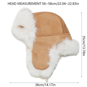 Bonnet De Ski En Daim Peluche Style Punk (Une Pièce) h5 Image5
