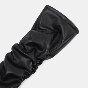 1 Paire De Gants Rétro Unis En Pu Pour Femmes h5 Image3