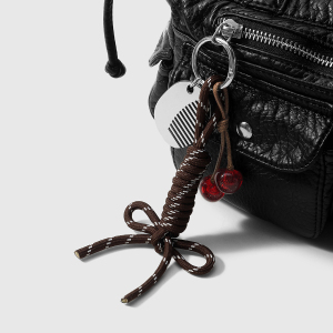 Porte-Clés De Sac Rétro En Forme De Nœud Papillon Et Cerise (1 Pièce) h5 Image4