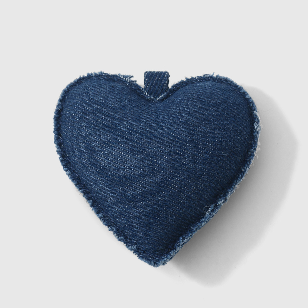 1 Breloque De Sac À Main Pour Femme, Motif Cœur, Imprimé Léopard, Carreaux, Denim 