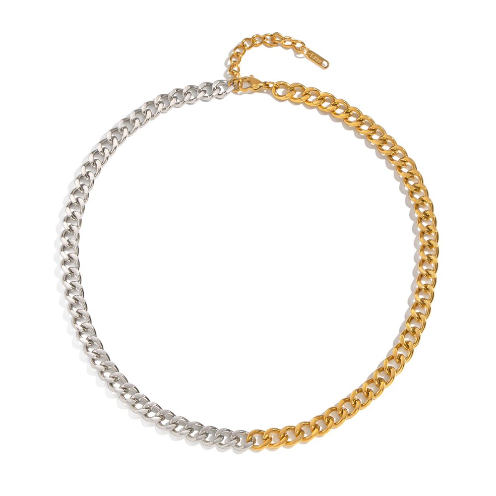 Collier En Acier Inoxydable Imperméable, 1 Pièce, Couleur Assortie Image5