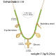 TXP481 - Collier de perles vertes 42+5 cm Image2