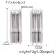 F872 - Boucles d'oreilles en acier Image17