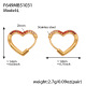 F649 - Boucles d'oreilles en zircon rouge - Grande taille Image7