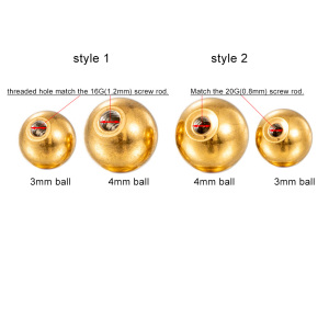 1 Perle Ronde En Acier Inoxydable 316 Étanche, Couleur Unie, Pour Boucle D'Oreille. h5 Image8