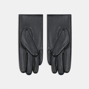 1 Paire De Gants Pour Femmes En Pu Ajourés De Couleur Unie h5 Image2