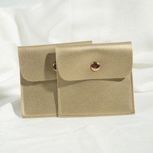 Pochette À Bijoux Souple En Pu De Couleur Unie Avec Couvercle À Rabat (1 Pièce) h5 