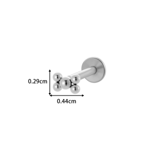 Boucles D'Oreilles Piercing Minimalistes Rondes En Acier Inoxydable, Étanches, Couleur Or, Avec Zircon. h5 Image2