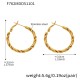 F762 - Boucles d'oreilles nœud doré Image10