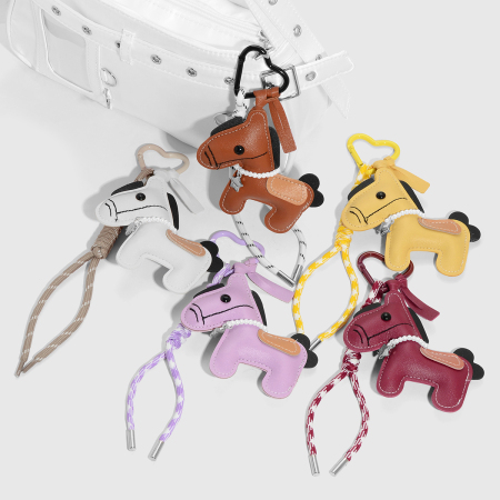 Charms de sac à dos en forme de cheval mignon