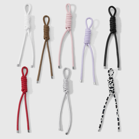 1 breloque pour sac femme en cuir tissé à imprimé léopard, couleur unie et résistante 2