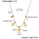 TXP481 - Collier de perles blanches 42+5 cm