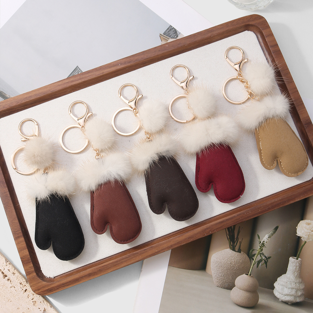 Porte-Clés Mini Gants En Peluche (1 Pièce) Image3
