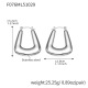 F076 - Boucles d'oreilles en acier Image2