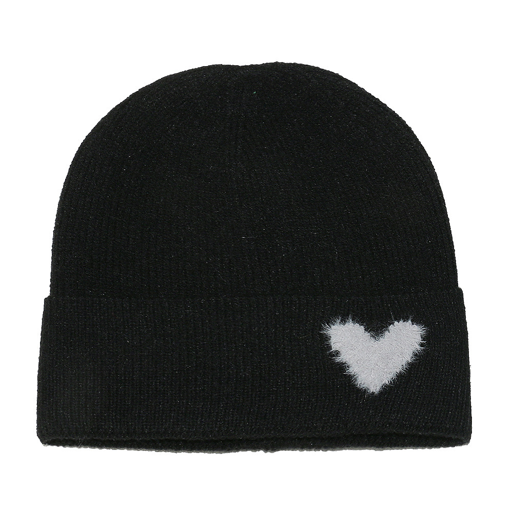 Bonnet Tricoté En Forme De Cœur (1 Pièce) 