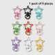 Ensemble de 9 boucles à étoiles multicolores assorties Image2