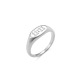 Bague ovale 11:11 - Argent/N ° 9 Image10