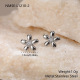 Boucles d'oreilles clous couleur acier Image6
