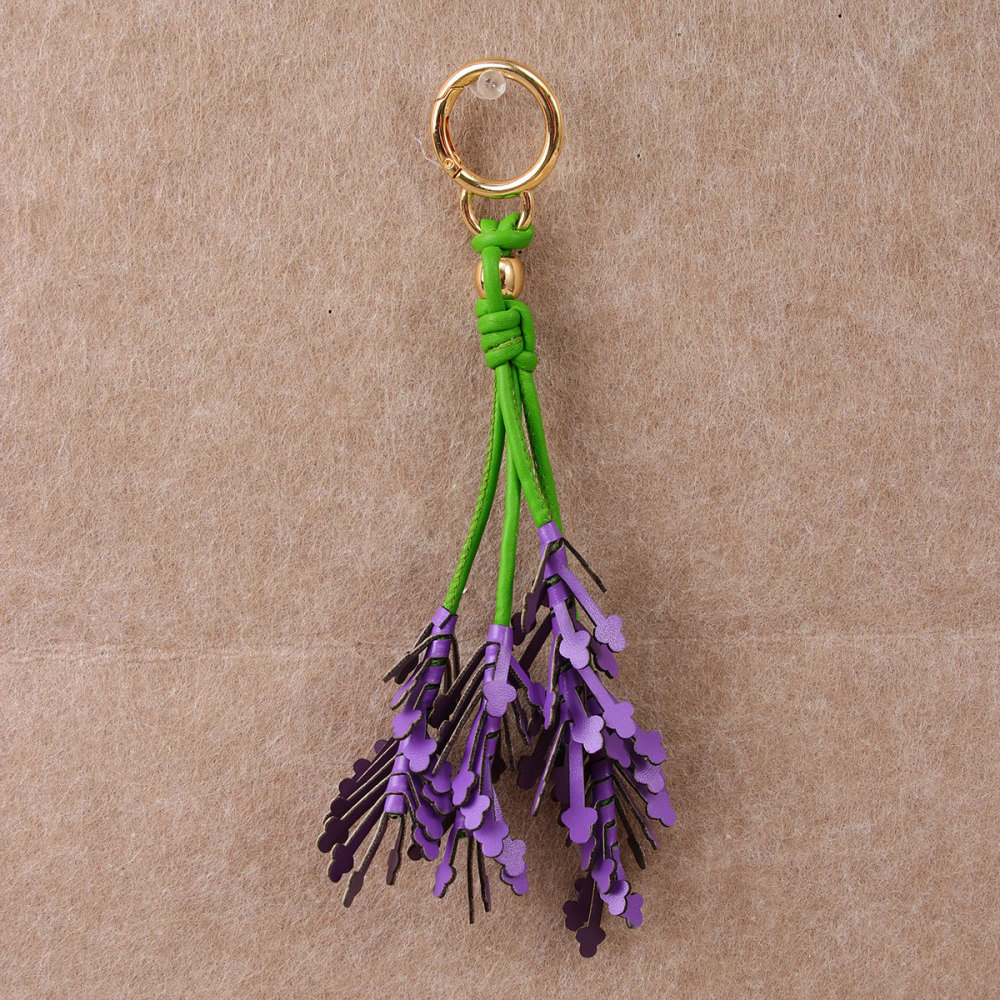 1 Breloque De Sac Pour Femme, Motif Lavande Violette, Romantique Et Fraîche h5Image4
