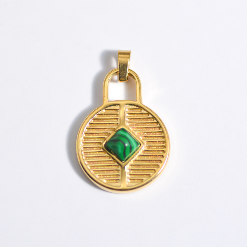 Pendentif Femme Diy En Acier Titane, Motif Œil Du Diable, Soleil Et Lune, Couronne, À Monter Soi-Même