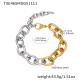TXE465 - Bracelet bicolore 18,5 + 6 cm Image3