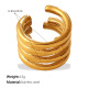 Boucle d'oreille à clip dorée (unité)