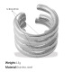 Boucle d'oreille à clip argentée (unité) Image2