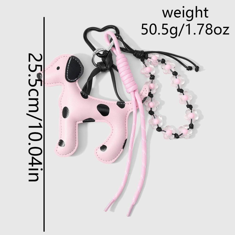 Perles Roses À Pois Pour Sac À Main En Cuir Pour Femme Image2