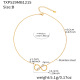 Collier en or TXP529-B 44+5 cm 