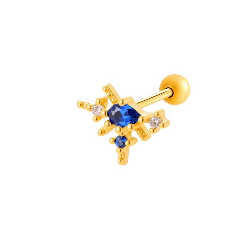 Boucles D'Oreilles Pendantes Pour Femmes, Motif Papillon Brillant, Couleur Cuivre Doré Et Zircon.