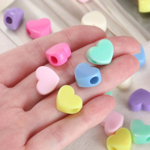 Bijoux Simples En Perles Acryliques En Forme De Cœur Et D'Étoile À Faire Soi-Même h5 Image4