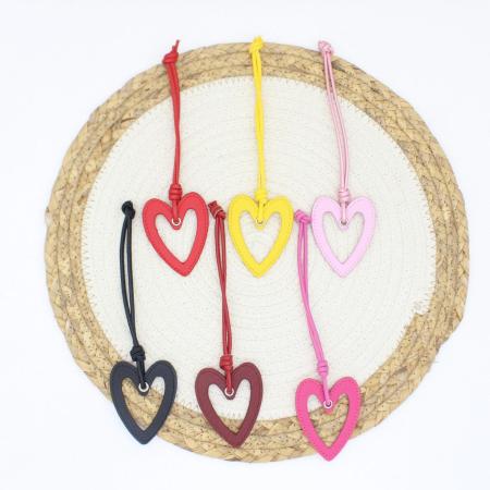 Porte-clés de sac pour femme en forme de cœur, collection romantique, en polyuréthane