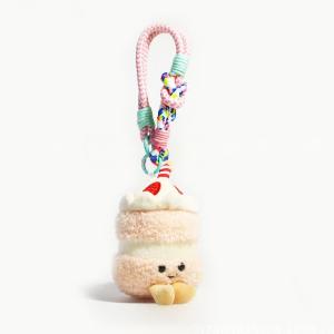 Breloques De Sac En Tissu Pour Femmes, Motif Gâteau Moelleux Et Thé Au Lait h5 