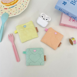 Étui Souple Matelassé À Carreaux Sweet Heart Pour Écouteurs h5 Image3