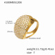 A385 - Bague en or et zircon Image3